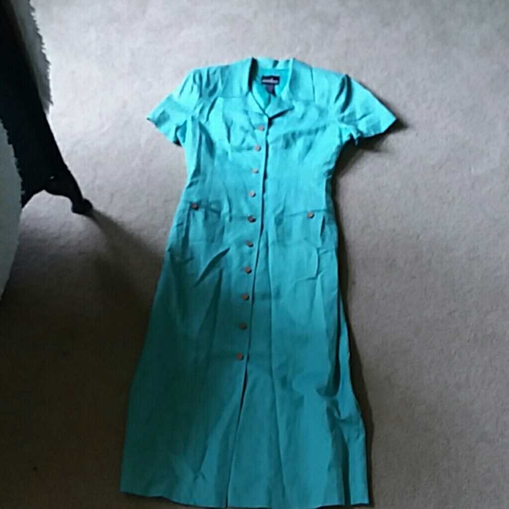 Button up tshirt dress